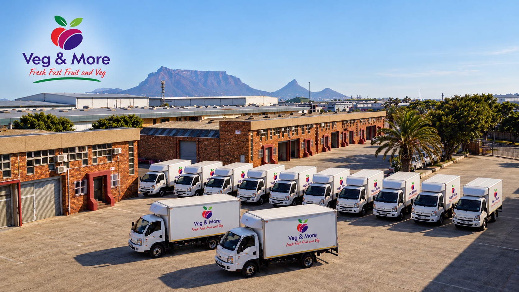 Veg & More delivery fleet ready for service at the Montague Gardens warehouse